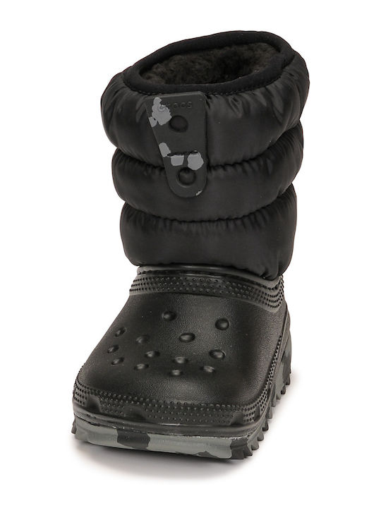 Classic Neo Puff Kids Snow Boots Black