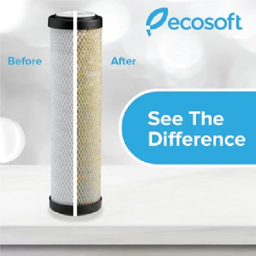 Ecosoft M3 FMV3ECOSTD Water Filtration System Triple Under Sink / Central Supply with Faucet & Replacement Filter