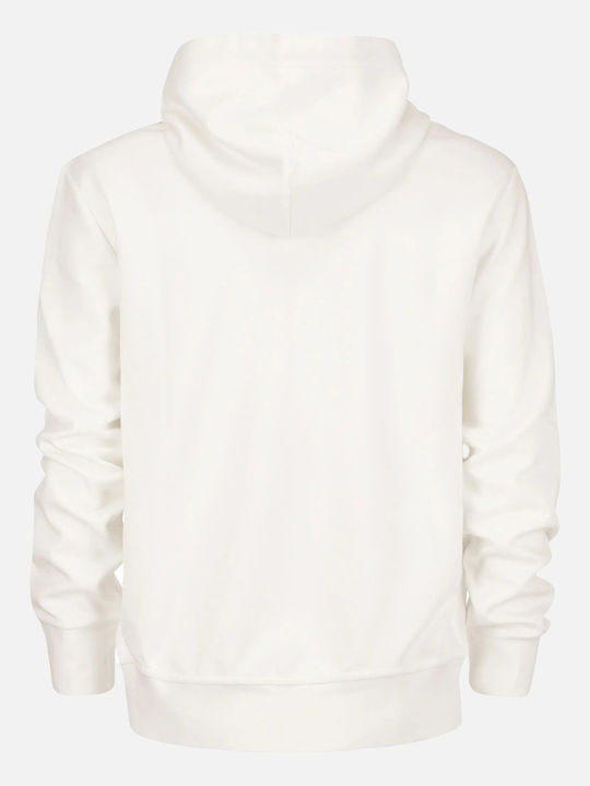 Sweatshirt with Hood White