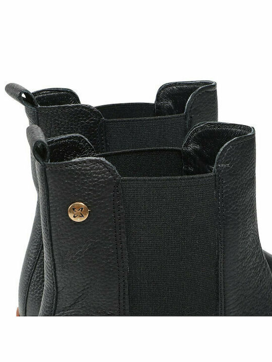 Leather Women's Chelsea Boots Black