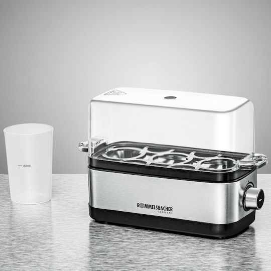 Rommelsbacher ER 300 Egg Cooker 3 Positions 300W Silver