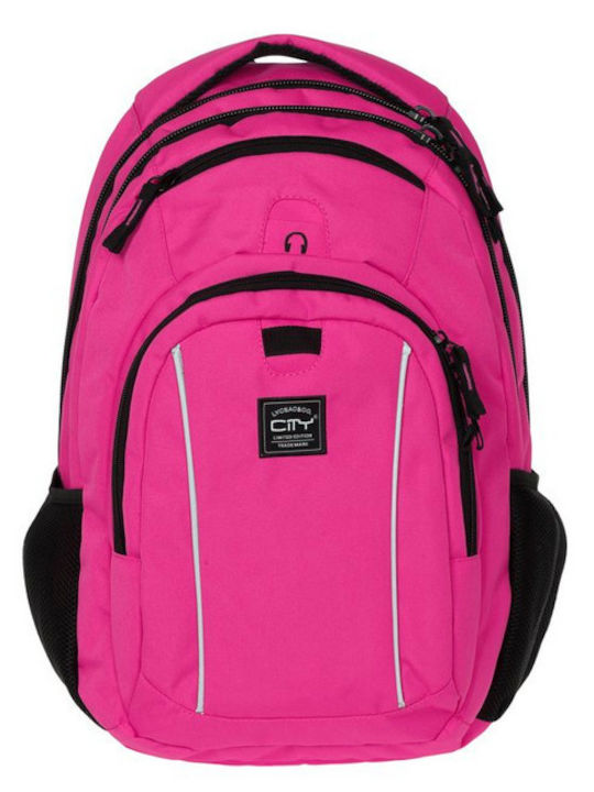 Lyc Sac The Mag Bubblegum Bag Backpack Fuchsia