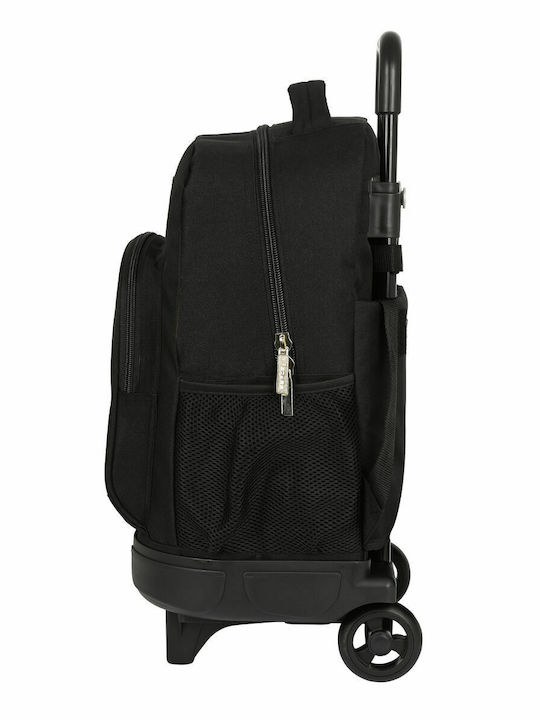 Safta Surf Schulranzen Trolley Grundschule, Grundschule in Schwarz Farbe L33 x B22 x H45cm