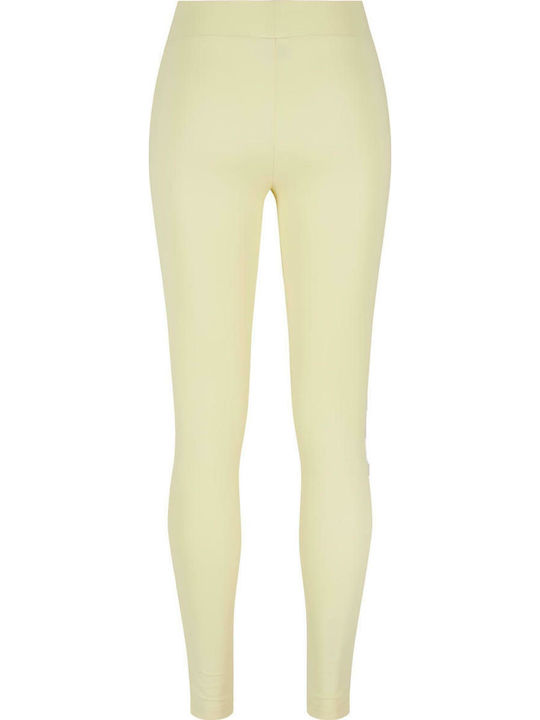 Instruire Colanti de femei Lung Colanti Talie inalta Soft Yellow