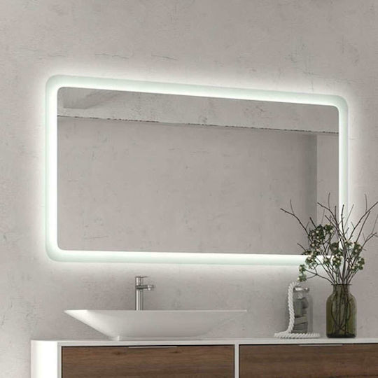 Karag Adel Rectangular Bathroom Mirror Led 120x80cm