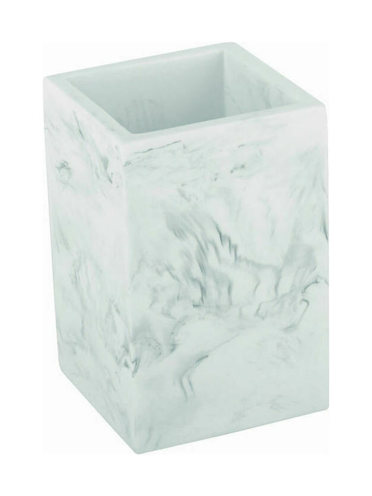 Marva Marble Tisch Getränkehalter Stein Weiß