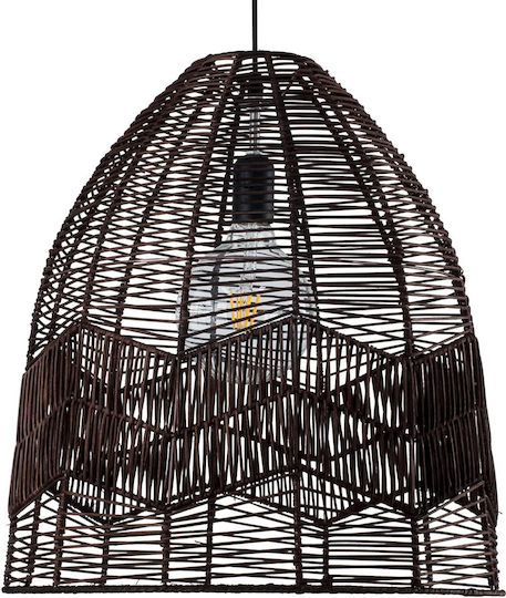 GloboStar Aloha Lustră Maro cu frânghie pentru Dulie E27 45x43x46cm.
