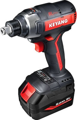 Keyang Brushless Impact Wrench Battery 18V 2x5Ah with Socket 1/2" & 1/4"