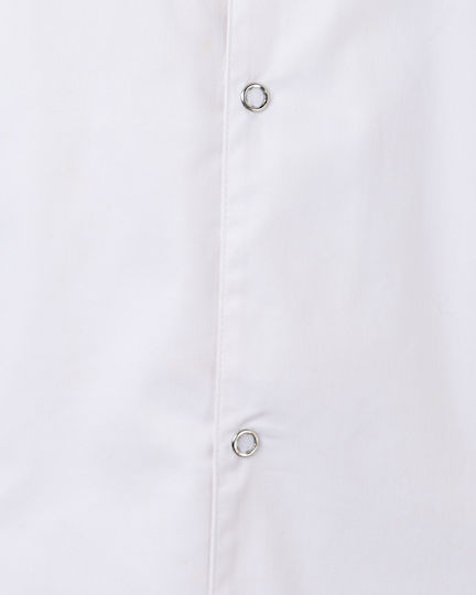 Velilla Fit Men's White Medical Dressing Gown Cotton and Polyester