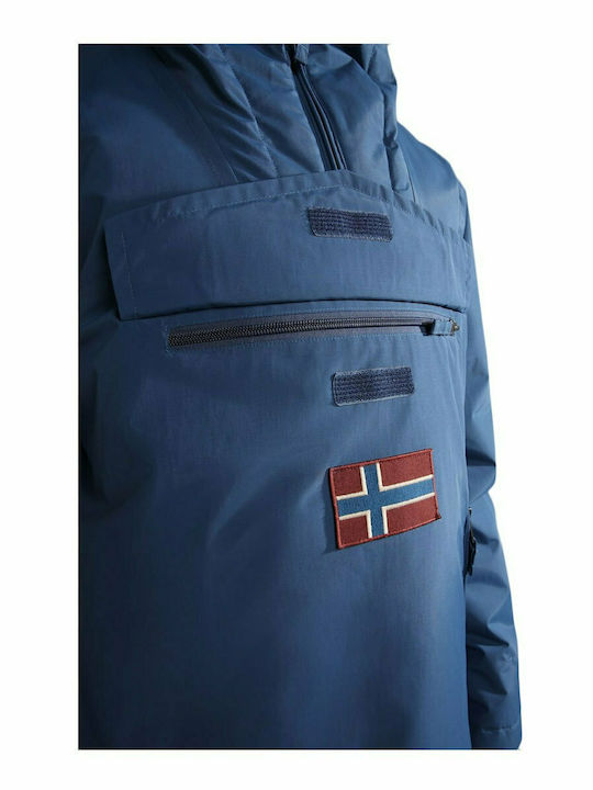 Winter Jacket Waterproof and Windproof Blue