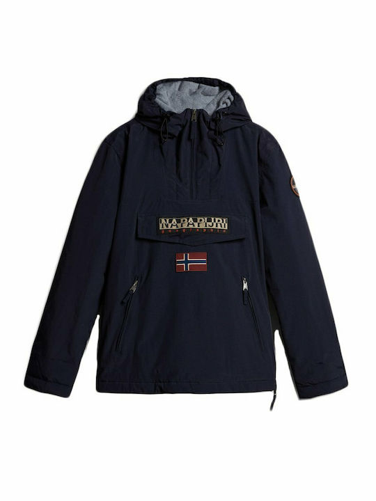 Rainforest Pocket 2 Winter Jacket Waterproof and Windproof Navy Blue