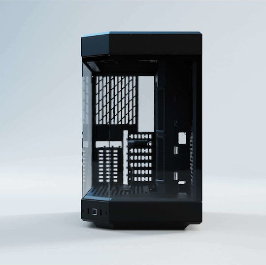 HYTE Y60 Геймърско бюро Midi Tower Компютърна кутия със страничен прозорец Черен