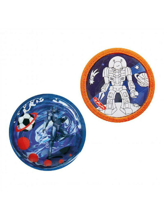 Herlitz Galaxy Game Σχολική Τσάντα Πλάτης Δημοτικού Πολύχρωμη με Θήκη για Παγούρι 16lt