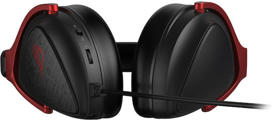 Asus ROG Delta S Core Over Ear Gaming Headset with Connection 3.5mm Black/Red