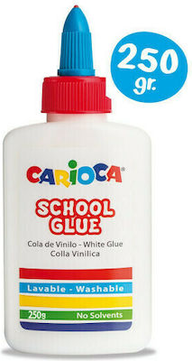 Carioca Liquid Glue School Glue Large Size for Paper 250gr No Solvents 42769