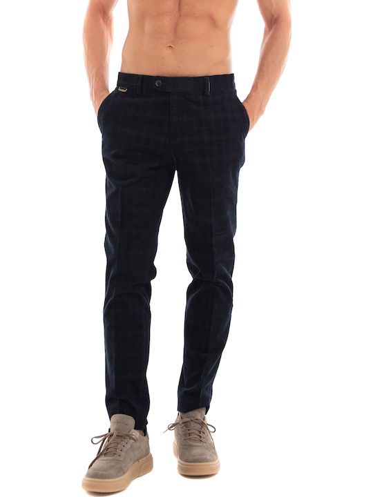 Stuart Παντελόνι Chino σε Κανονική Εφαρμογή Navy Μπλε