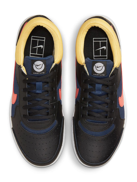 Nike Zoom Lite 3 Женски Тенис обувки Глинени игрища Черно / Magic Ember / Midnight Navy / Бяло