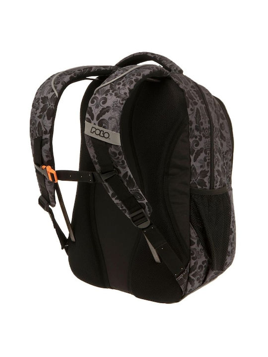 Polo Prisma Schulranzen Rucksack Junior High-High School in Schwarz Farbe