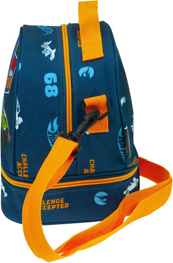 Gim Hot Wheels School Shoulder Lunch Bag 4.5lt Multicolour Hot Wheels 20 x 15 x 21cm