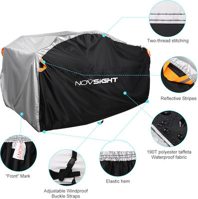 NovSight Waterproof Motorcycle Cover L256xW110xH120cm