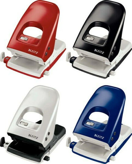 Leitz Paper Punches With Guide 2-Hole Punch For 40 Sheets 5138
