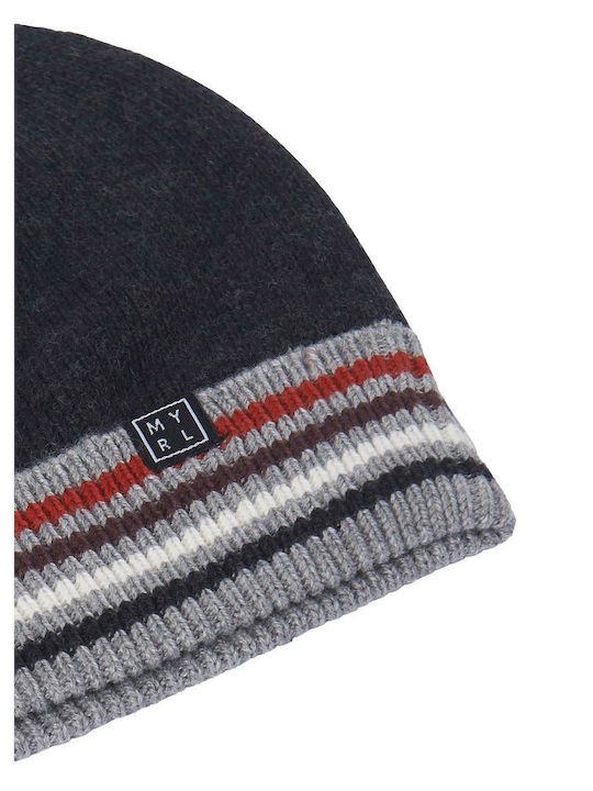 Kids Beanie Set with Scarf Knitted Multicolour