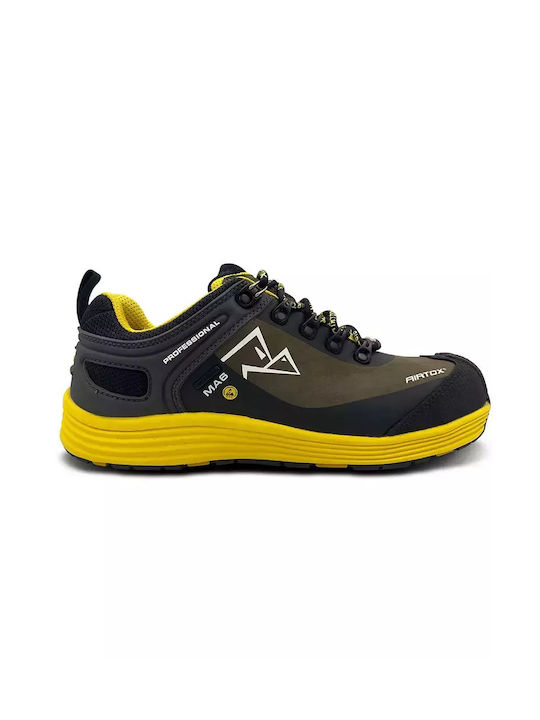 AirTox Waterproof Low Safety Black S3 with Certification ESD ,SRC