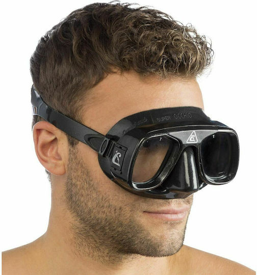 CressiSub Superocchio Black Diving Mask
