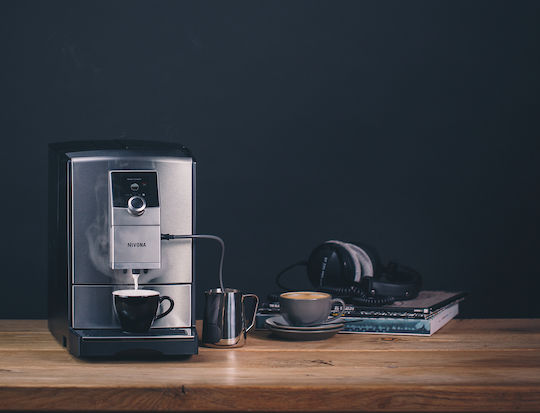 Nivona Romatica 799 Αυτόματη Μηχανή Espresso 1450W Πίεσης 15bar για Cappuccino με Μύλο Άλεσης Ασημί