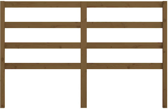 vidaXL Wooden Bed Headboard Brown 166x100cm