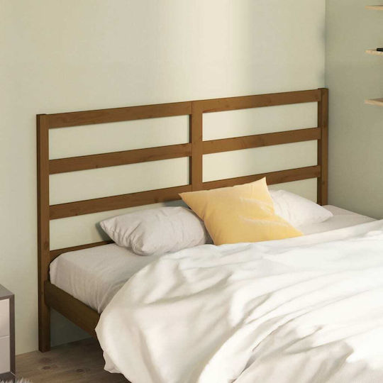 vidaXL Wooden Bed Headboard Brown 166x100cm