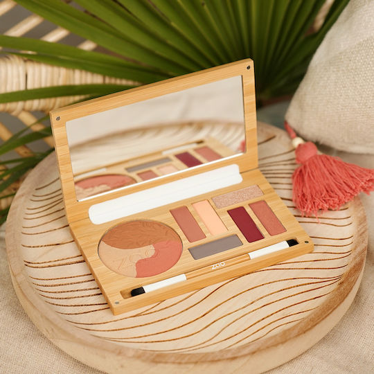 Zao Organic Makeup Desert Rose Makeup Palette for Face, Eyes & Lips