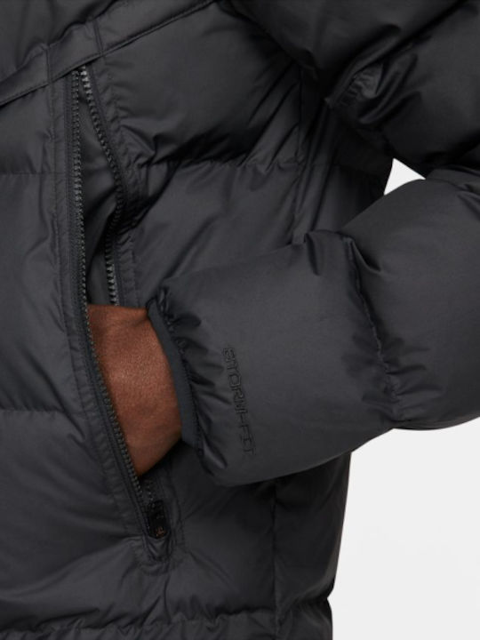 Storm-FIT Windrunner PrimaLoft Geacă Iarna Puffer Waterproof și cu Protecție Împotriva Vântului Negru