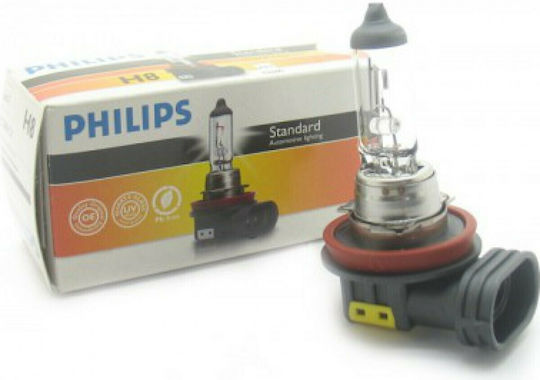 Philips Lămpi Autoturismului & Motocicletei Standard Vision H8 Halogen 12V 35W 1buc