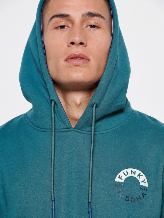 Суитшърт с Качулка Ocean Green