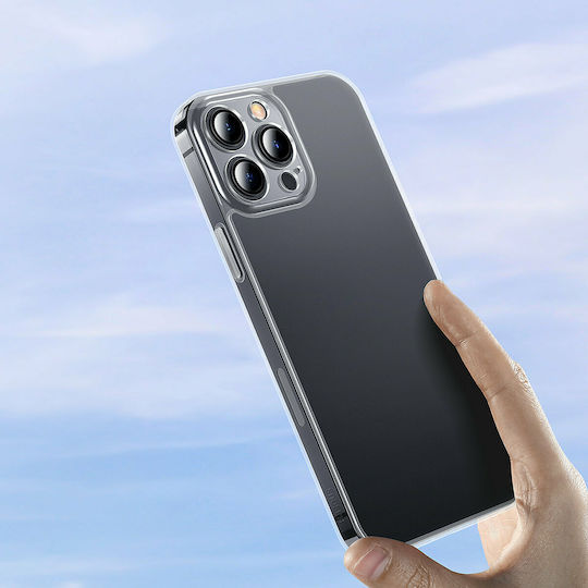 Baseus Frosted Glass Задна корица Пластмаса Прозрачен (iPhone 13 Pro)