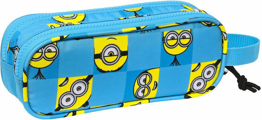 Minionstatic Pencil Case with 1 Compartment Blue