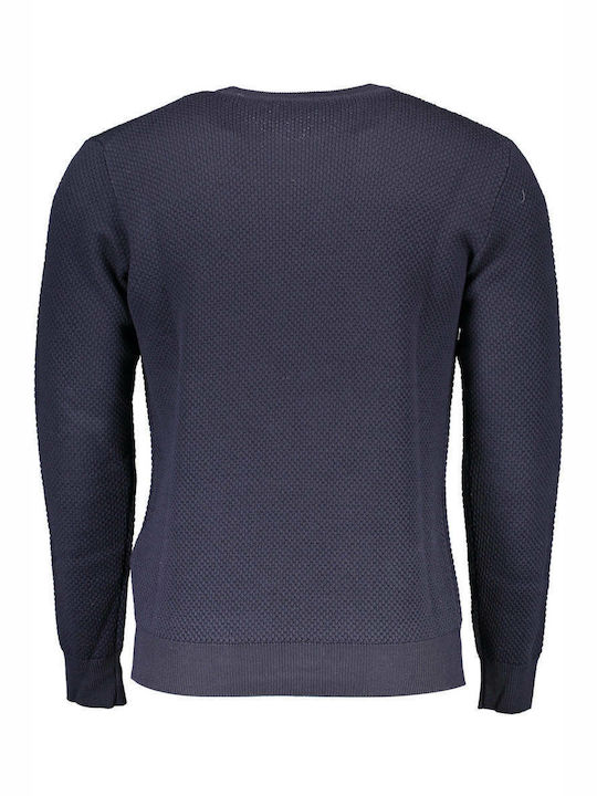 Harmont & Blaine Men's Long Sleeve Sweater Blue