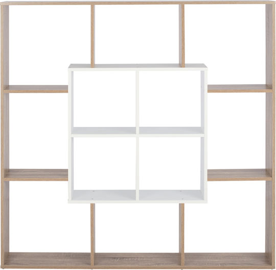 Βιβλιοθήκη Brody 136x22x136εκ. Βιβλιοθήκη Brody 136x22x136εκ.