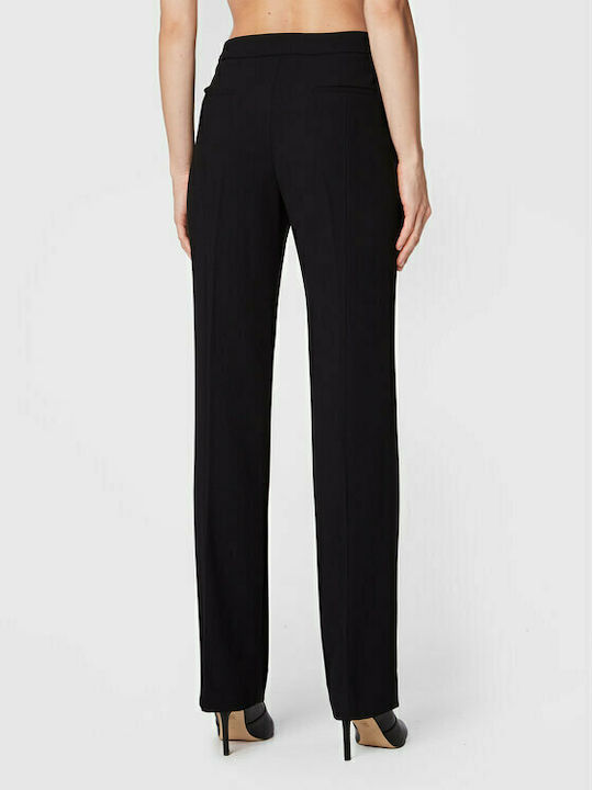 Guess Sally Women's Fabric Trousers in Regular Fit Black