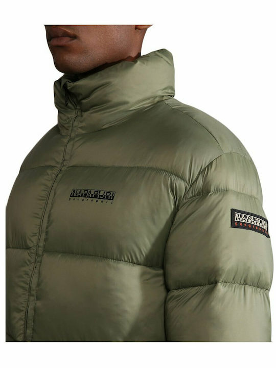 A-Suomi 3 Winter Jacket Puffer Waterproof and Windproof Khaki