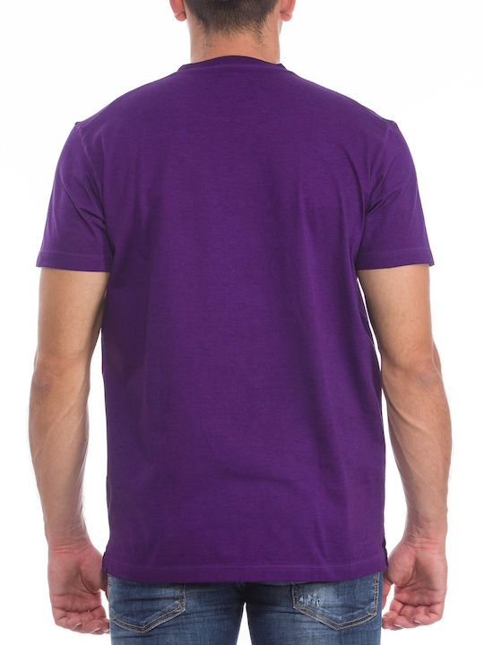 Dsquared2 Men's Short Sleeve T-shirt Purple