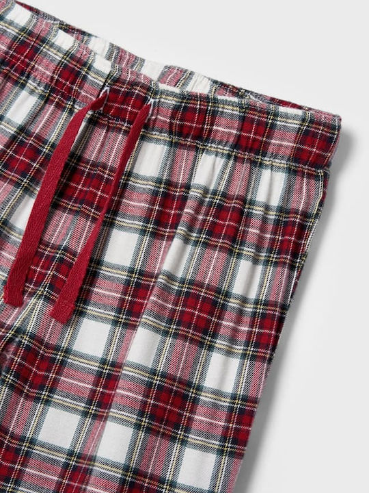 Mayoral Kids' Pajamas Winter Cotton Red