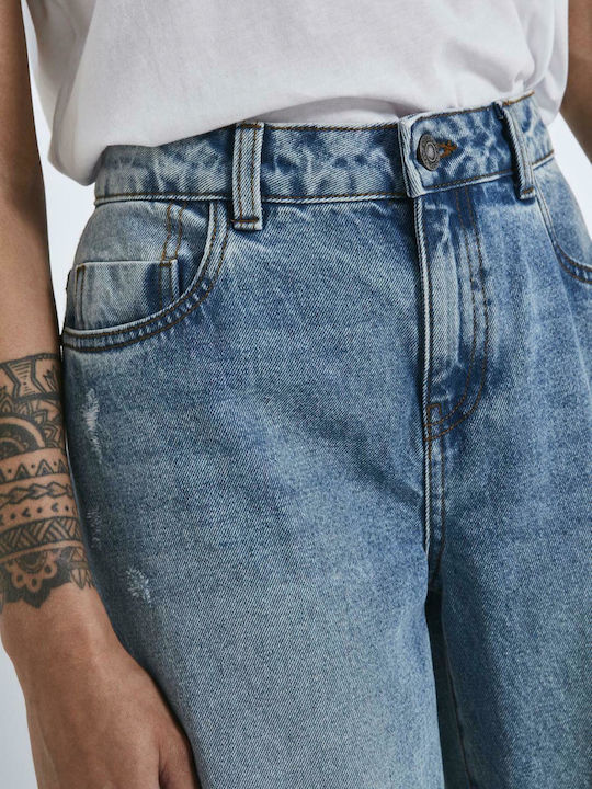 Women's Jean Trousers Flared with Rips