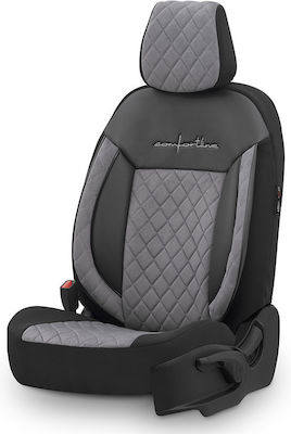 Otom 11Stück Kunstleder Comfortline VIP Design Schwarz / Gray