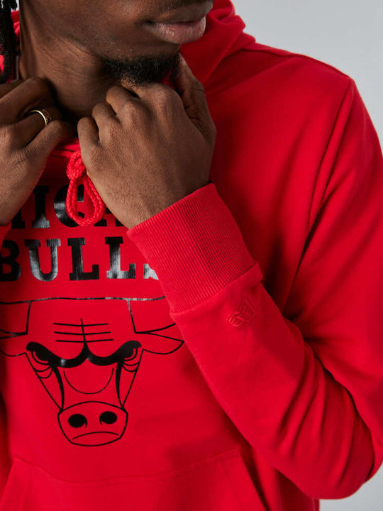 Chicago Bulls Φούτερ με Κουκούλα Κόκκινο