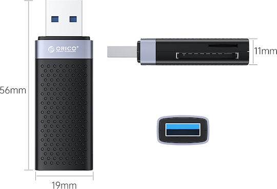 Orico CS2T-A3 Card Reader USB 3.0 for /S/D/ /m/i/c/r/o/S/D/ / / / /