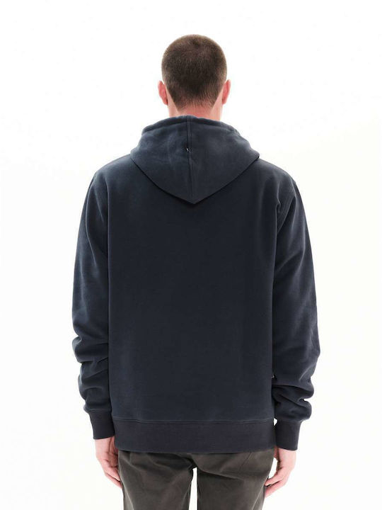 Emerson Men's Sweatshirt with Hood Navy Blue