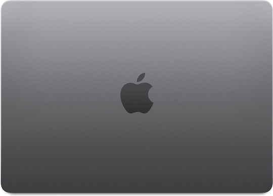 Apple MacBook Air 13.6 Zoll 2022 IPS Retina Display Modell M2 8-Kern 8 GB 256 GB SSD 8-Kern GPU Space Grau Internationales Englisch Tastatursprache