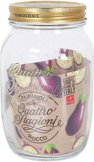 Bormioli Rocco Quatro Stagioni General Use Jar with Lid Glass Transparent 1000ml